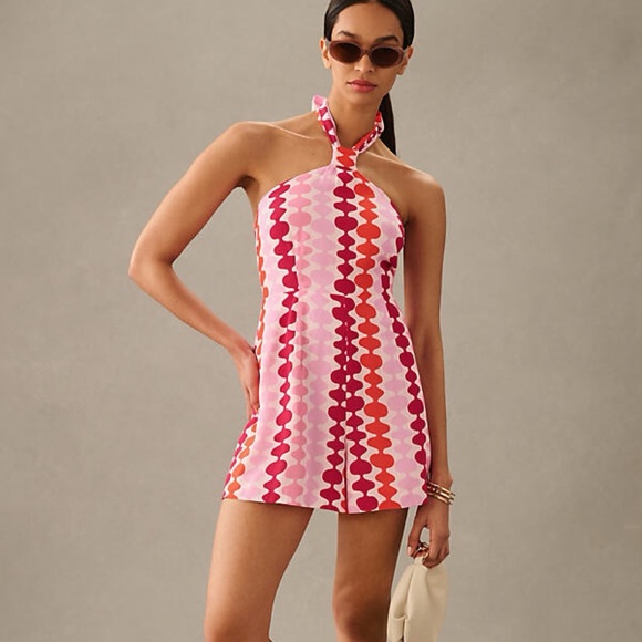 Anthropologie Pants - *New* Anthropologie Hutch Bright Halter Romper, size 2